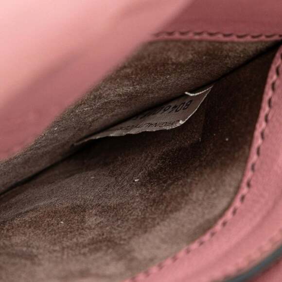 BOTTEGA VENETA Pink Leather Intrecciato Shoulder Bag - Picture 10 of 11